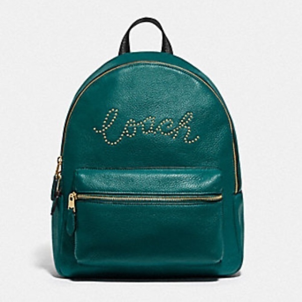 Coach Studded Charlie Backpacker